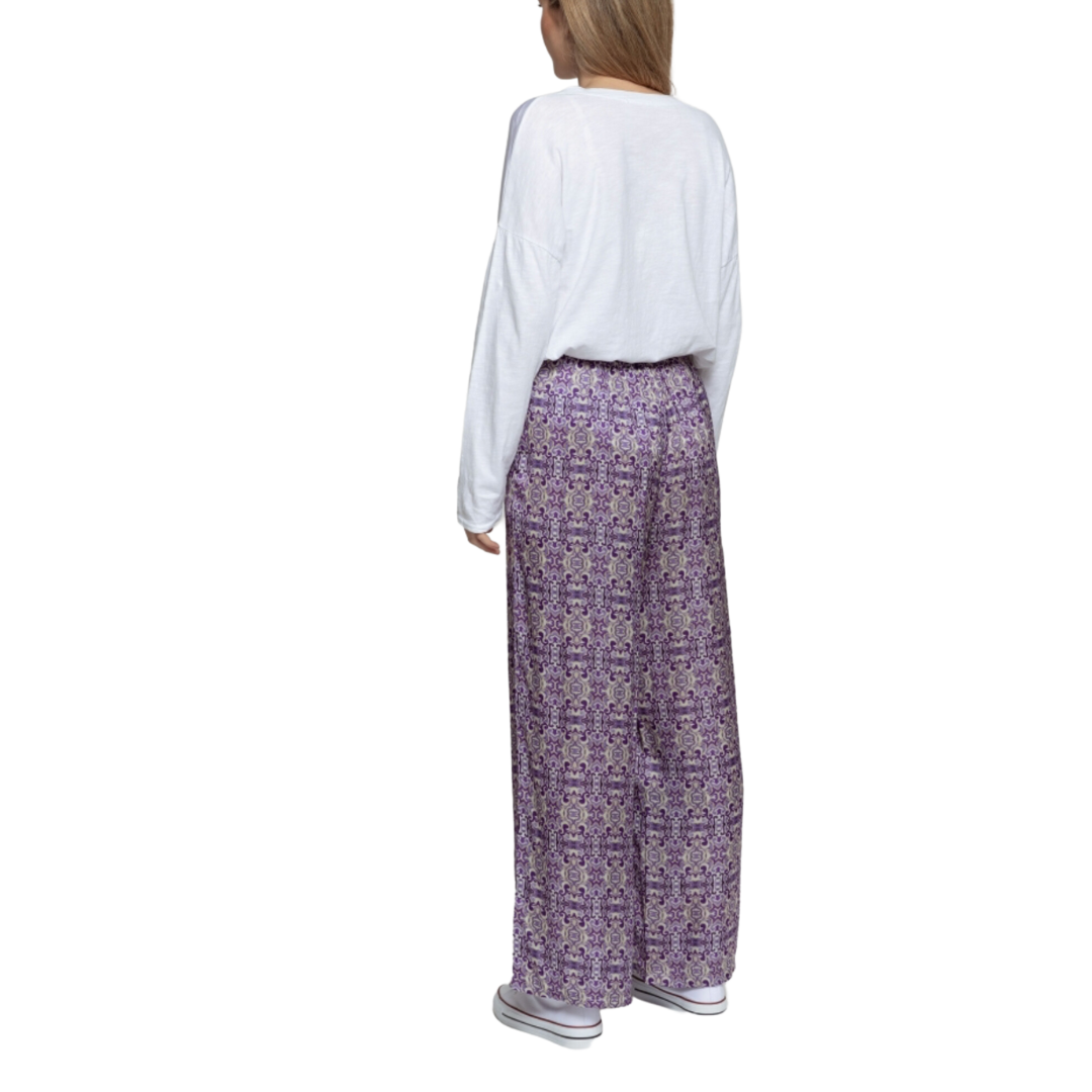 Pantalón Satén Morado